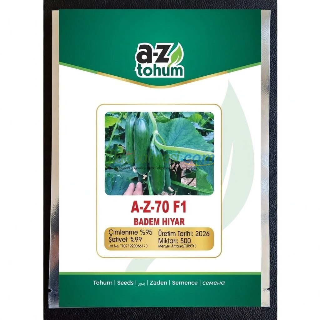 A-Z-70 F1 Mini Badem Silor Sırık Hıyar Tohumu 