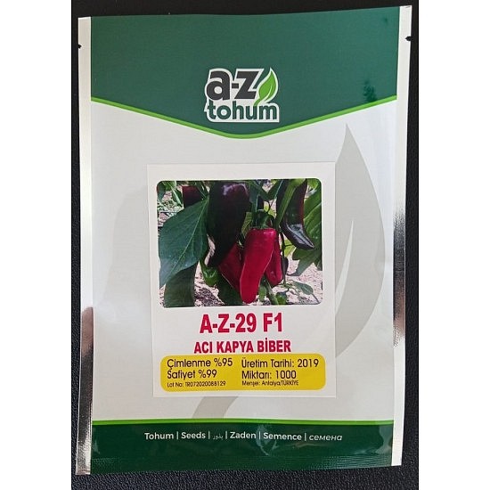 AZ 29 F1 Acı Kapya Biber Tohumu